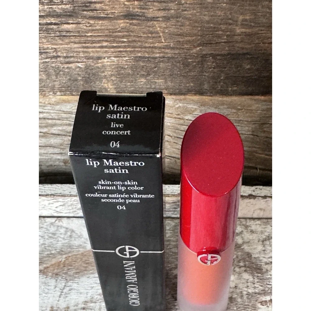 Giorgio Armani Lip Maestro Satin 04 Live Concert | MSRP‎ =$45